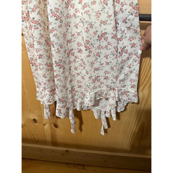 Y2K Floral Spaghetti Strap Dress Kirious Los Angeles Size XL - Picture 3 of 7